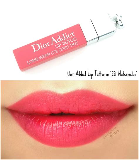 dior lip tattoo watermelon|dior lip tint.